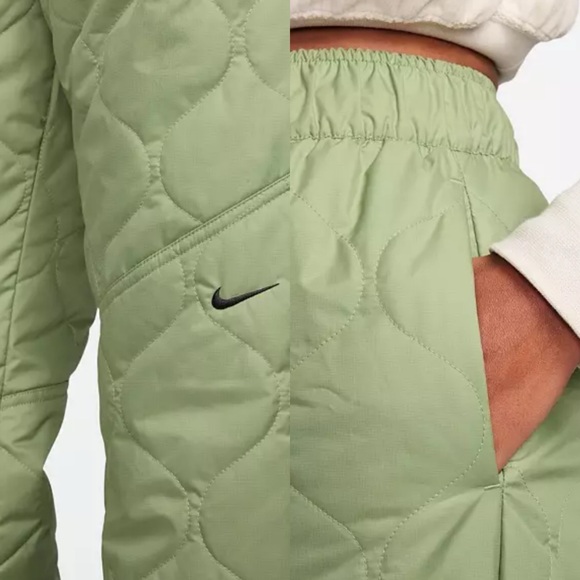 Nike Sportswear Women's Essential Quilted High-Waisted Open-Hem Pants NWT - Picture 3 of 5
